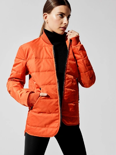 Shop Y-3 Unisex Padded Liner Jacket In Icon Orange