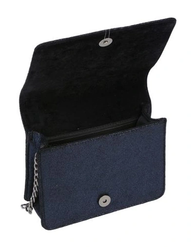 Shop Manila Grace Handbags In Dark Blue