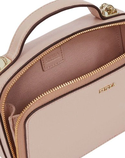 Shop Furla Cross-body Bags In Pale Pink