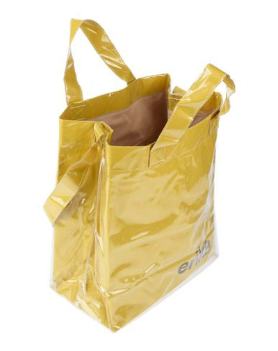Shop Erika Cavallini Cross-body Bags In Ocher