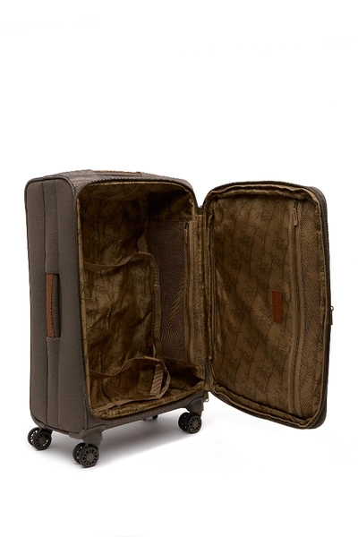 Shop Tommy Bahama Mojito Twist 24" Expandable Spinner Suitcase In Brownstone