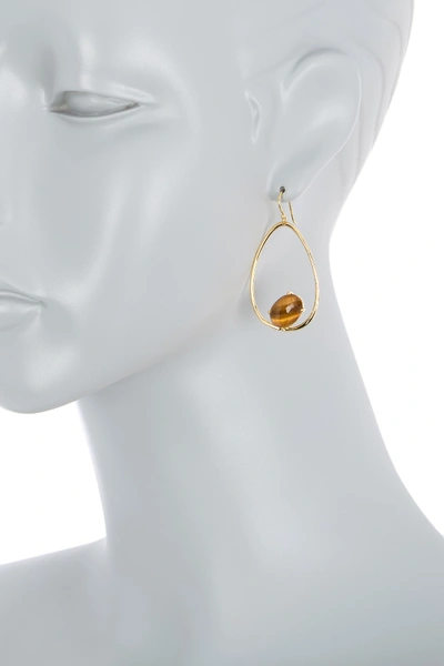 Shop Ippolita 18k Gold Rock Candy(r) Tigers Eye Doublet Large Suspension Earrings