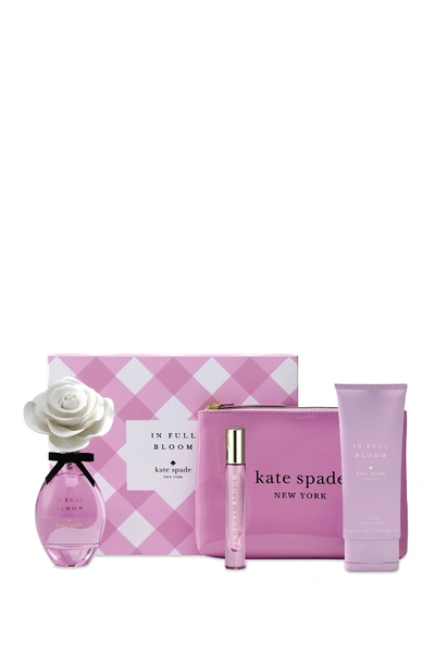 Shop Kate Spade In Full Bloom 4-piece Fragrance Gift Set ($151 Value)