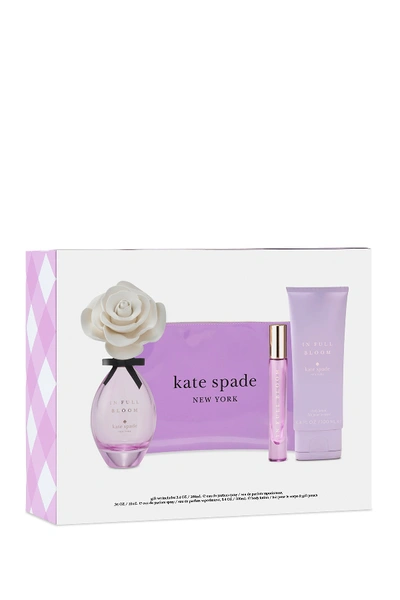 Shop Kate Spade In Full Bloom 4-piece Fragrance Gift Set ($151 Value)