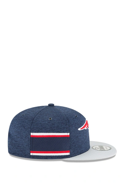 Shop New Era Nfl '18 9fifty New England Patriots Sideline Home Snapback Hat In Dk Blue