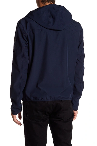 Tommy Hilfiger Soft Shell Fleece Active Hoodie In Midnight