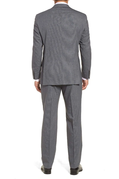Shop Hart Schaffner Marx Classic Fit Stretch Plaid Wool Suit In Grey - Med