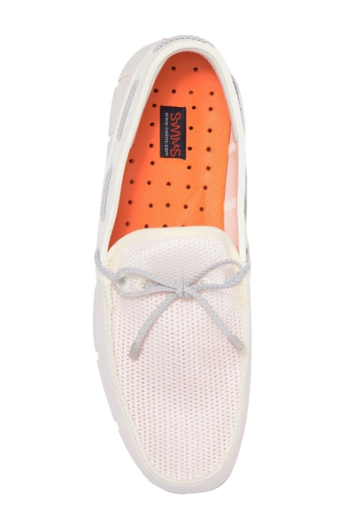 Shop Swims Braided Lace Loafer In White