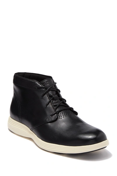 Shop Cole Haan Grand Tour Chukka Boot In Blk Lthr/i