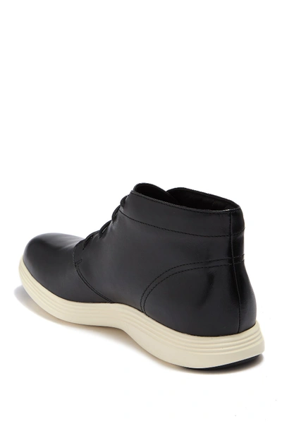 Shop Cole Haan Grand Tour Chukka Boot In Blk Lthr/i