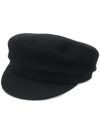 Shop Isabel Marant Étoile Evie Sailor Hat  In Black