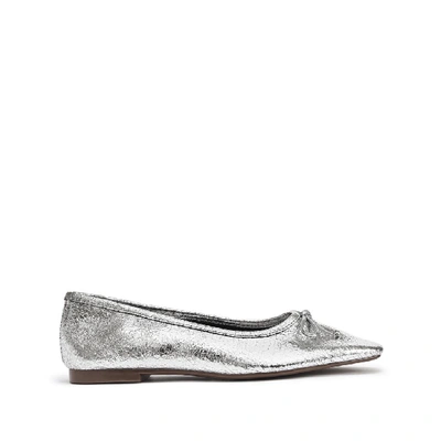 Shop Schutz Arissa Flat In Silver