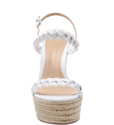 Shop Schutz Kamilly Wedge Sandal In White