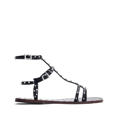 Shop Schutz Hernan Flat Sandal In Black