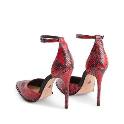 Shop Schutz Verbena Pump In Scarlet Snake