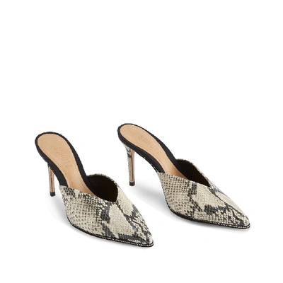 Shop Schutz Heliconia Mule In Natural Snake