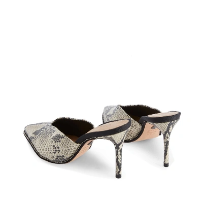 Shop Schutz Heliconia Mule In Natural Snake