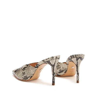 Shop Schutz Charla Mule In Natural Snake