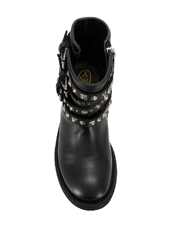 ash tatum biker boots