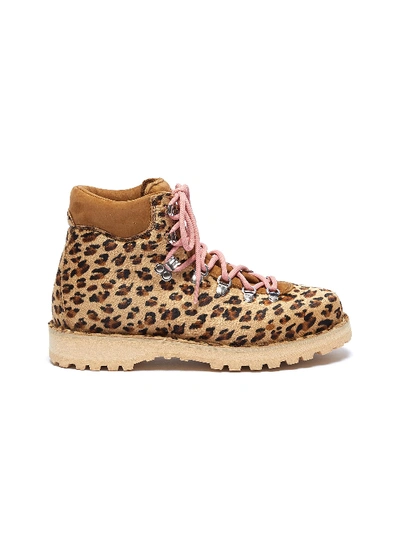 Shop Diemme 'roccia' Contrast Lac Calf Hiker Boots In Multi-colour
