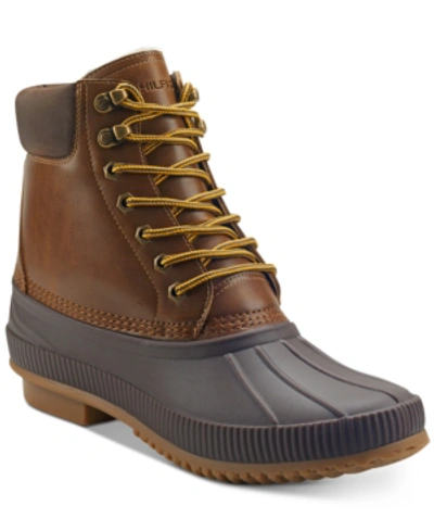 Shop Tommy Hilfiger Colins 2 Duck Boots Men's Shoes In Light Brown