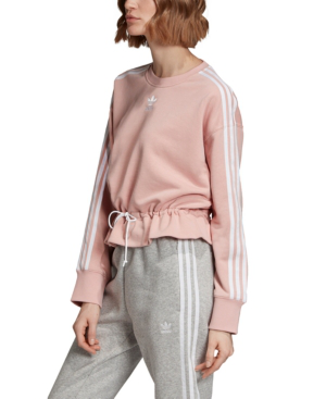 adidas drawstring sweatshirt