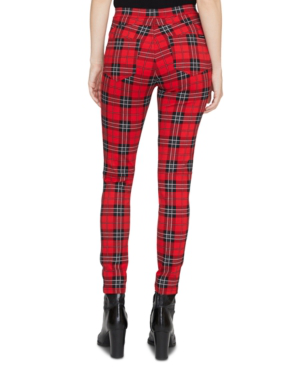 sanctuary red plaid leggings
