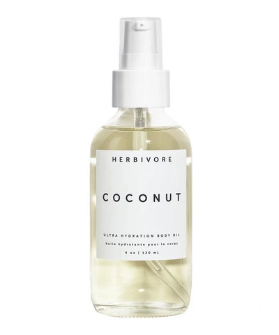 Shop Herbivore Coconut Body Oil 120ml In White