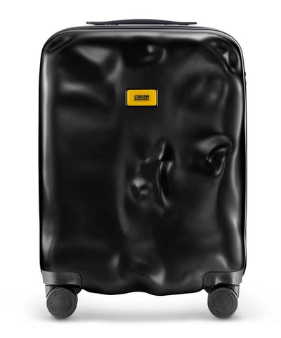 Shop Crash Baggage Icon Small Cabin Suitcase In Black