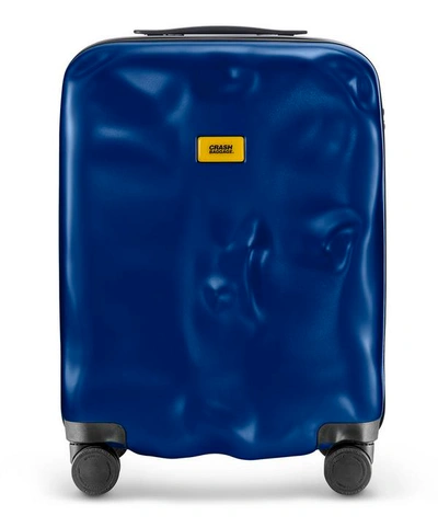 Shop Crash Baggage Icon Small Cabin Suitcase In Blue