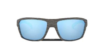 Shop Oakley Man Sunglass Oo9416 Split Shot Woodgrain Collection In Prizm Deep Water Polarized