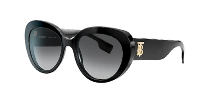 Shop Burberry Woman Sunglasses Be4298 Rose In Polar Grey