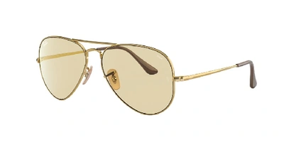 Shop Ray Ban Ray In Light Brown,grey Photochromic Evolve