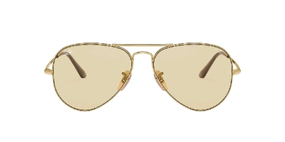 Shop Ray Ban Ray In Light Brown,grey Photochromic Evolve