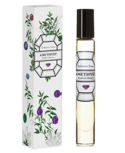 Shop Birthstone Scents Amethyst Perfume Oil Rollerball, 0.27-oz. In White Box, Clear Roll-on