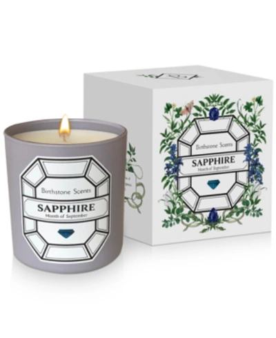 Shop Birthstone Scents Sapphire Candle, 8.5-oz. In White Box, Grey Jar