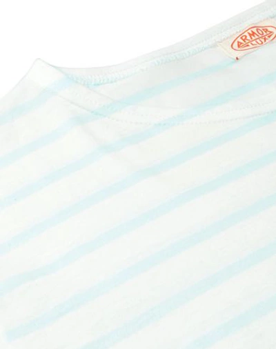Shop Armor-lux T-shirt In Sky Blue