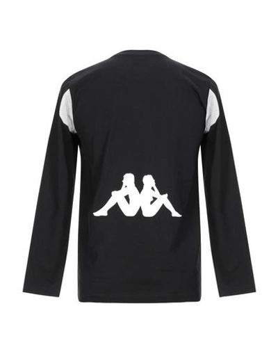 Shop Kappa Kontroll Man T-shirt Black Size M Cotton