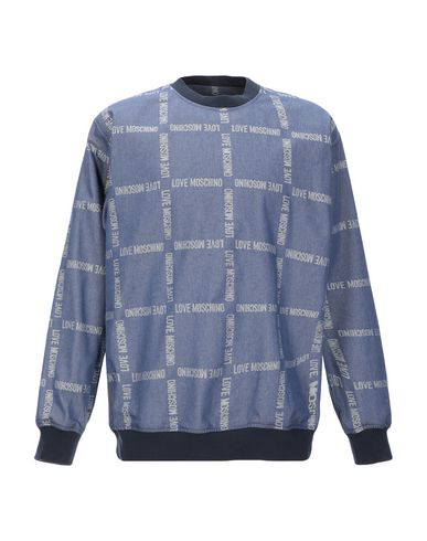 blue moschino sweatshirt