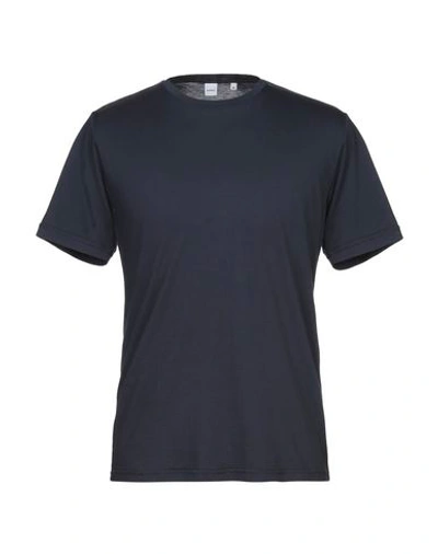Shop Aspesi T-shirts In Dark Blue