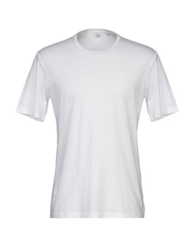 Shop Aspesi Man T-shirt Ivory Size M Cotton In White
