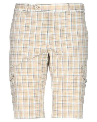 Shop Marco Pescarolo Shorts & Bermuda Shorts In Ocher