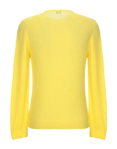 Fedeli Cashmere Blend In Yellow