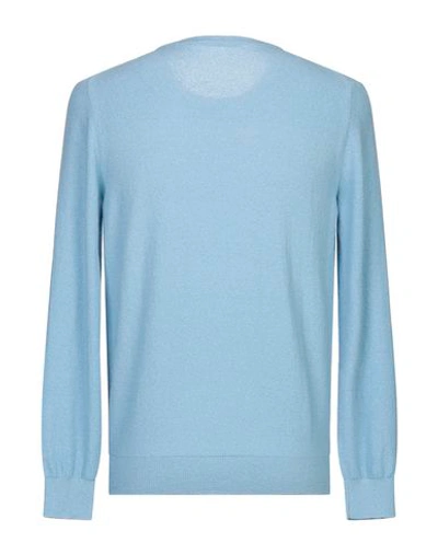 Shop Kangra Cashmere Sweaters In Sky Blue