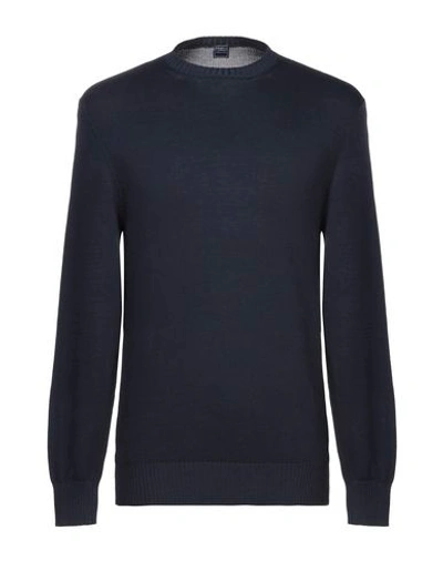 Shop Fedeli Sweater In Dark Blue