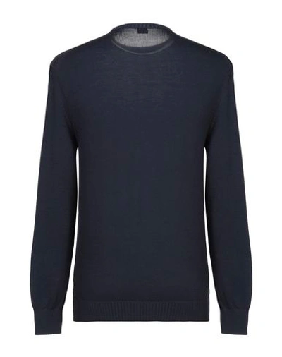 Shop Fedeli Sweater In Dark Blue