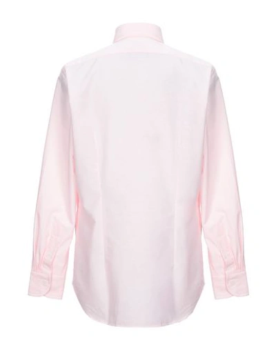 Shop Bagutta Solid Color Shirt In Pink