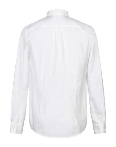 Shop Golden Goose Solid Color Shirt In White