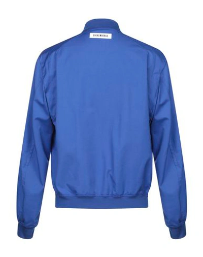 Shop Bikkembergs Jacket In Bright Blue