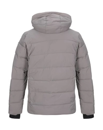 Shop Alessandro Dell'acqua Down Jackets In Grey
